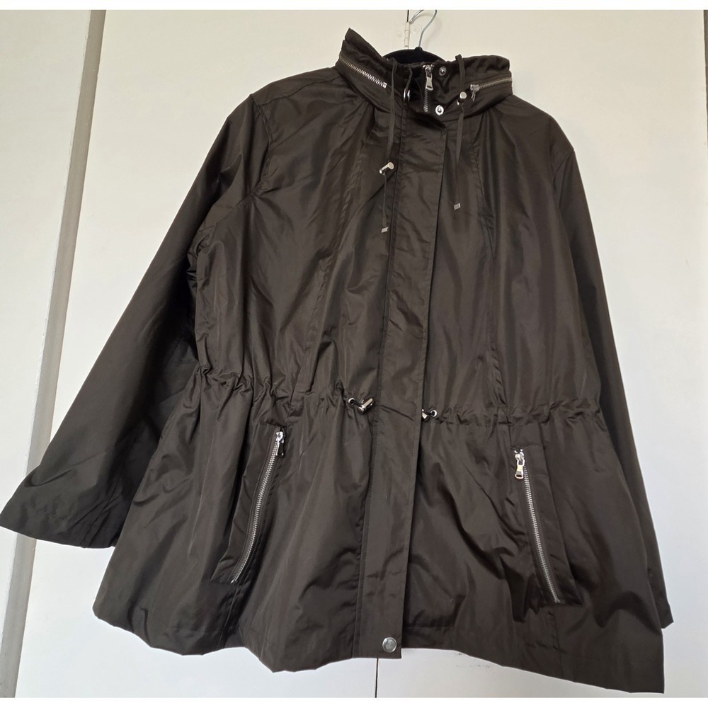 URBAN REPUBLIC Collection Woman's Polyester Anorak/ Hooded Olive Green 2x NWOT - Picture 3 of 6